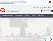 Tablet Screenshot of polskapomoc.gov.pl